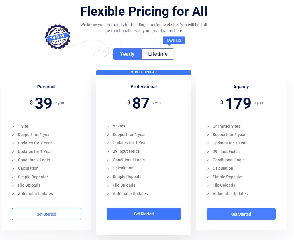Metform Plugin Pricing
